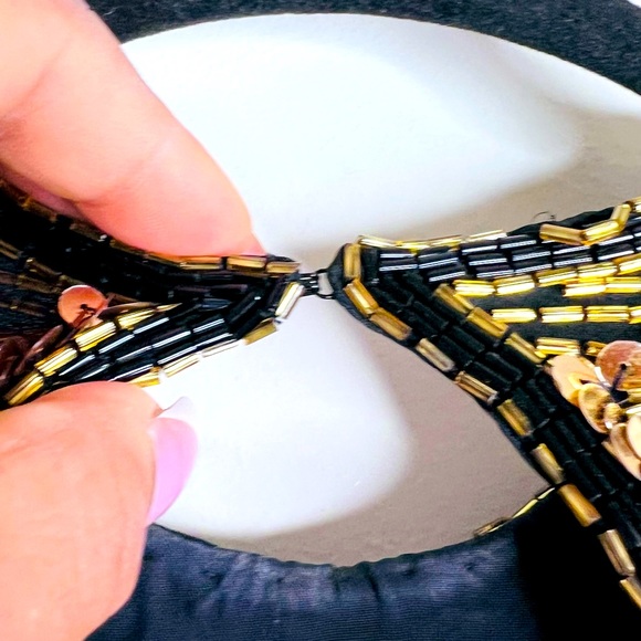 🔥 Fierce 1980s Beaded and Sequin Dress!! - Picture 5 of 6